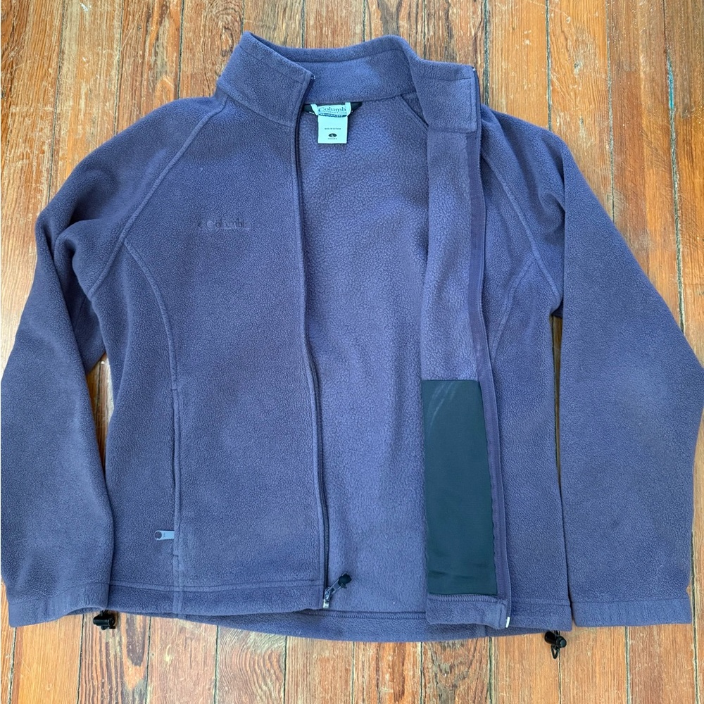 Columbia Zip Front Fleece Jacket - Women's L